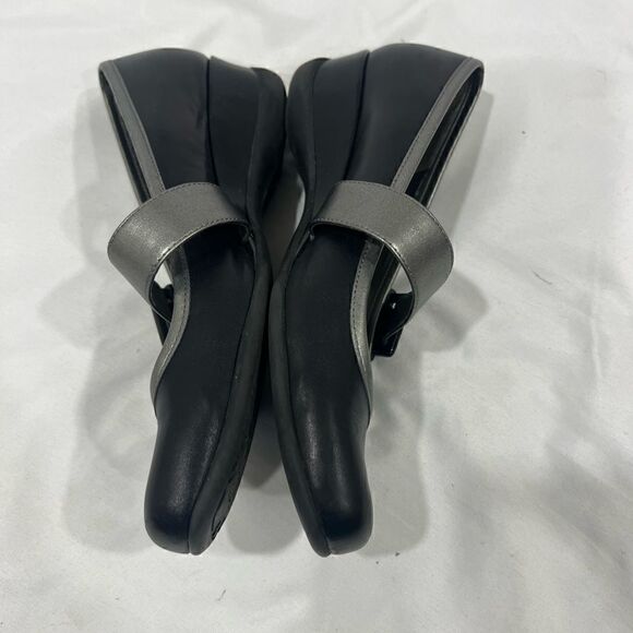 Kenneth Cole Reaction black Very Mary wedges shoessize 8.5 - Picture 6 of 11